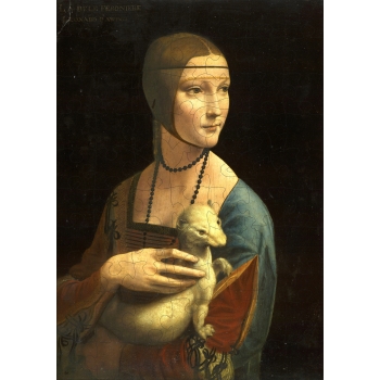 Dama z gronostajem - Leonardo da Vinci 75 elementów